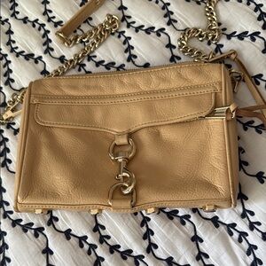 Rebecca Minkoff Tan Crossbody Bag with Adjustable Straps